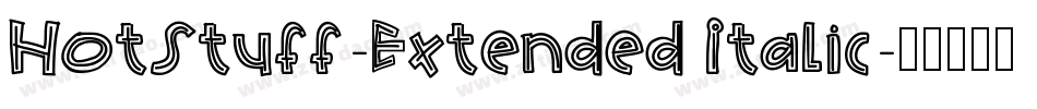 HotStuff-Extended Italic字体转换